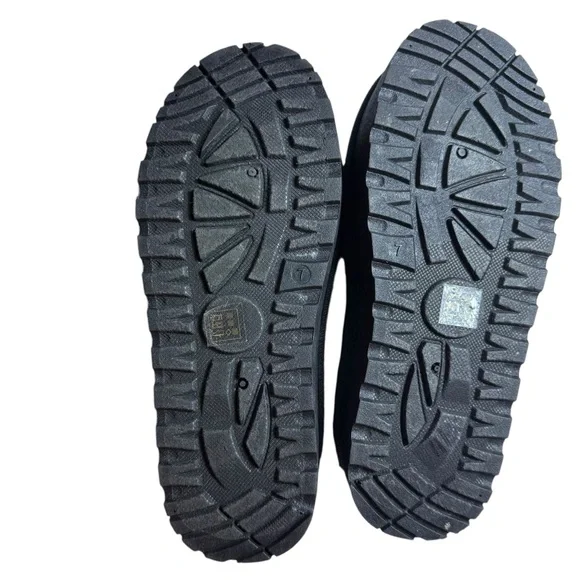 DL 1990 Dirty Laundry Ribbed Platform Shearling Boots | Black | Women’s 7 EUC - Picture 6 of 9